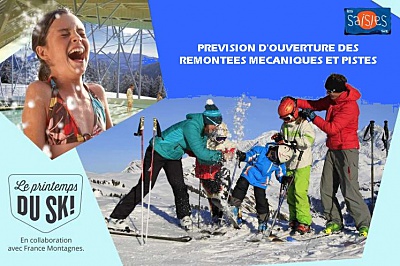 Prévision d'ouverture des pistes - Le tout compris du printemps du ski